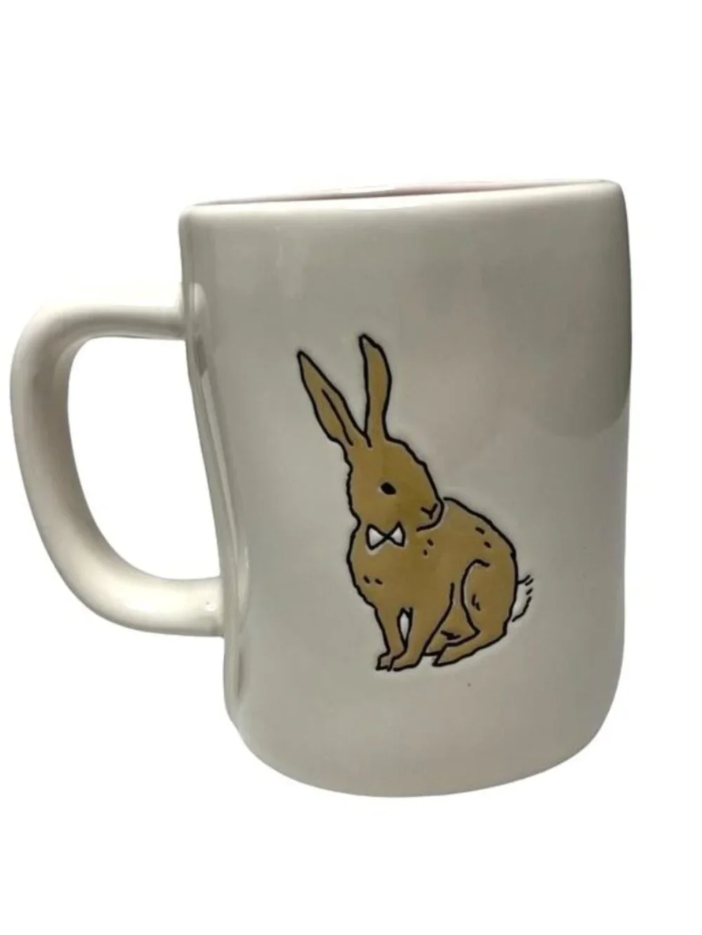 Rae Dunn Bunny Love Coffee Mug Off White Easter Bunny Artisan Ceramic Cup